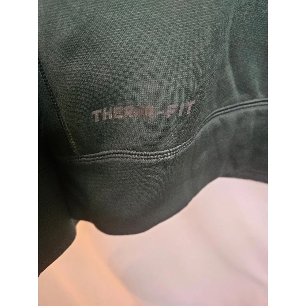 Nike Michigan State Spartans Therma-FIT Green Crewneck Sweatshirt Sz L